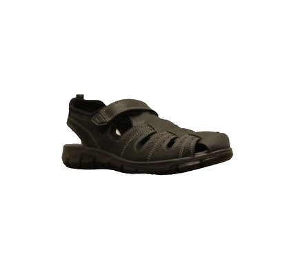 Sandals for men black with velcro