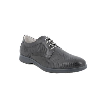 Lace-up shoes for men blue with laces